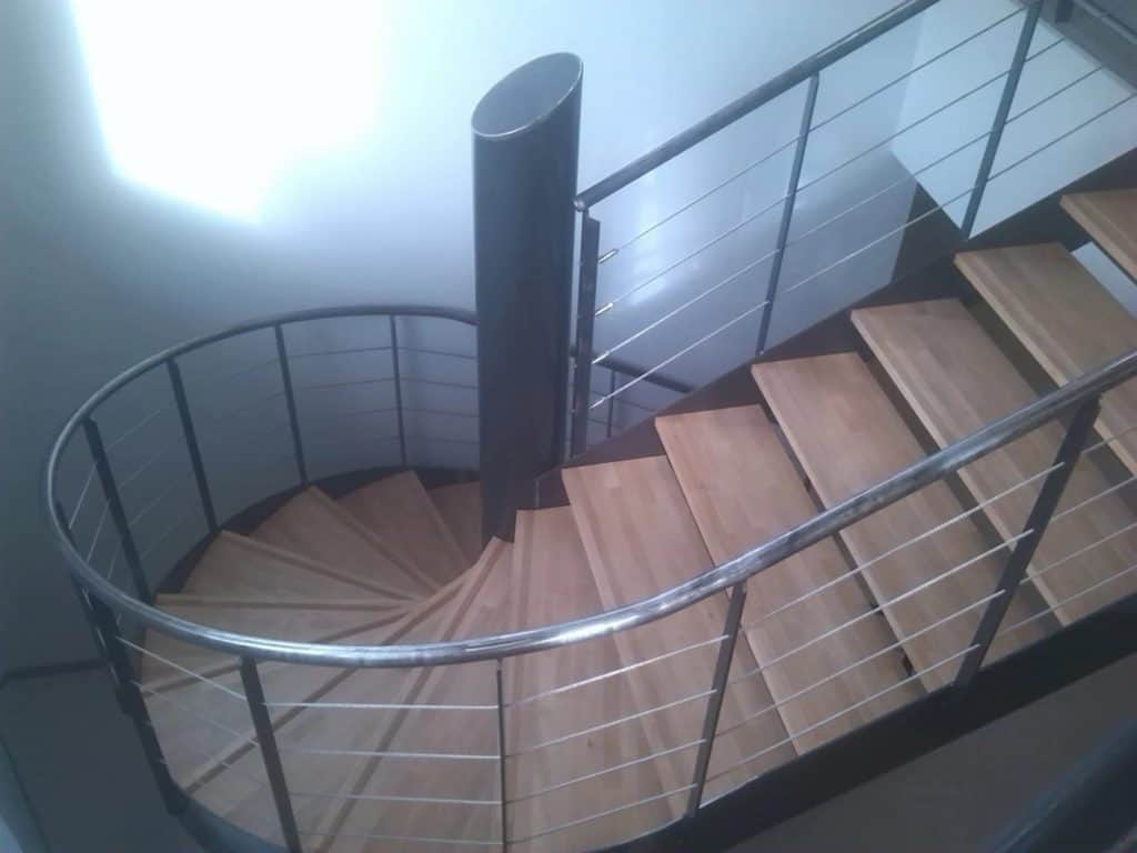 escalier métallique